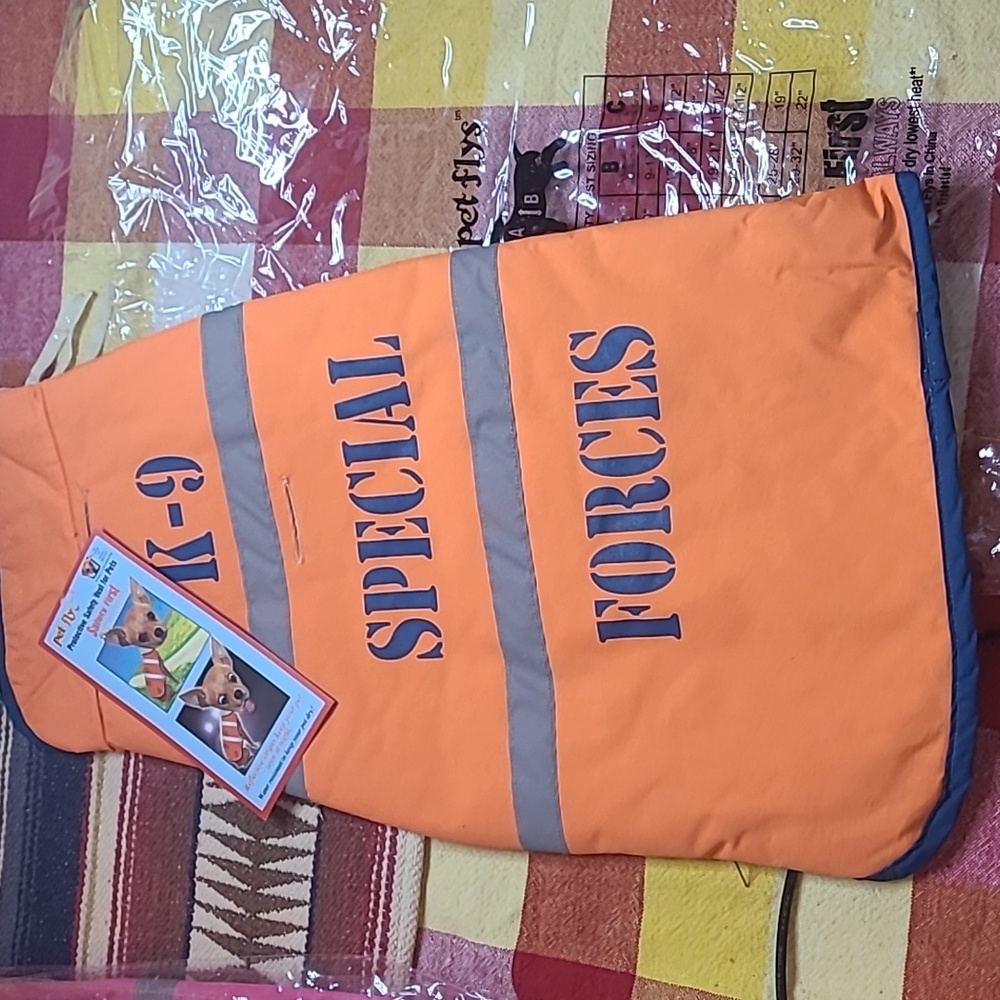 Dog reflective vest size large